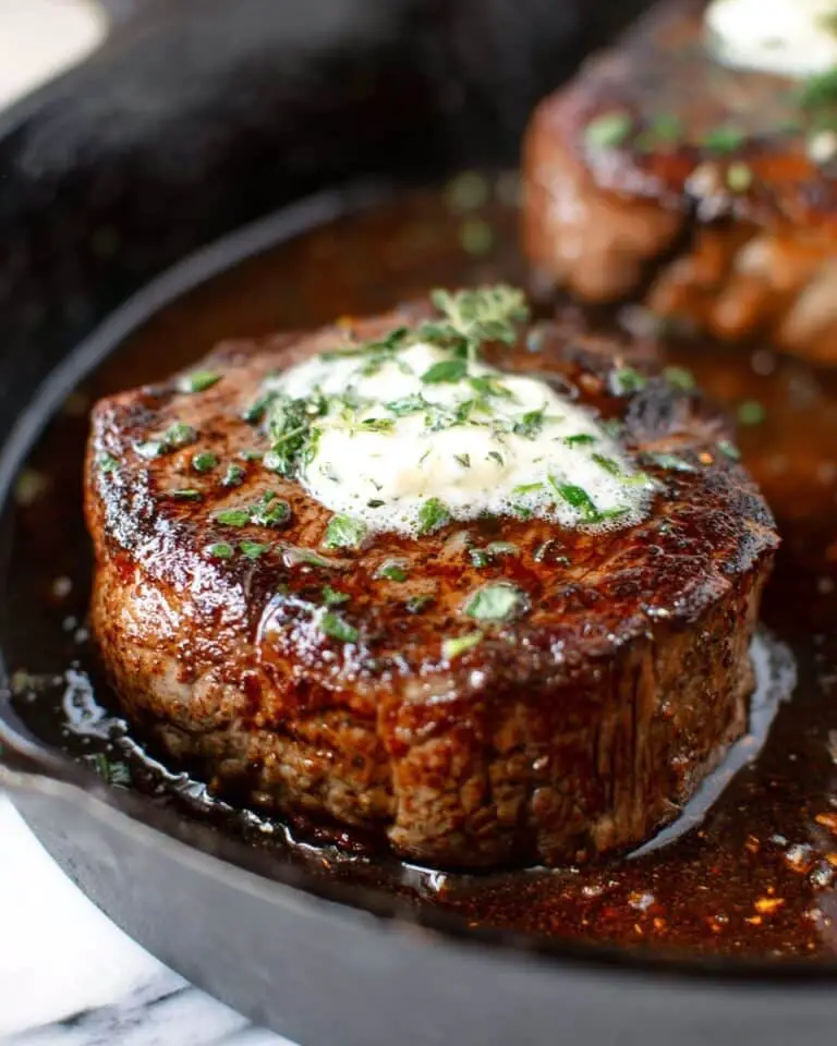 Herb Butter Filet Mignon Recipe