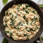 Creamy Garlic Chicken Over Rice Recipe
