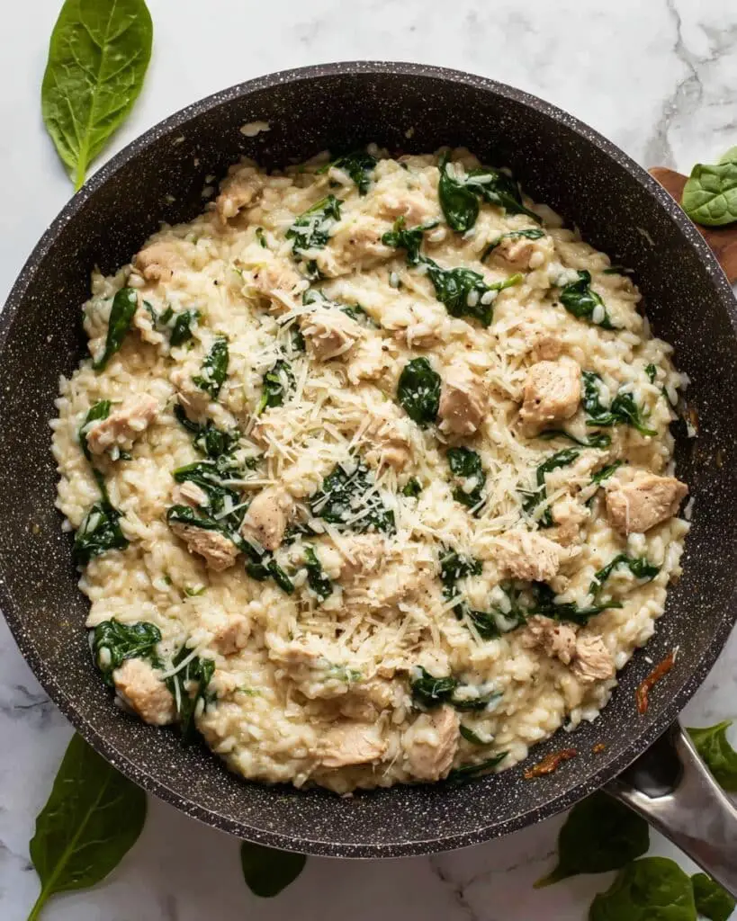 Creamy Garlic Chicken Over Rice Recipe