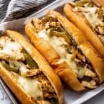 Chicken Cheesesteak Sandwiches Recipe