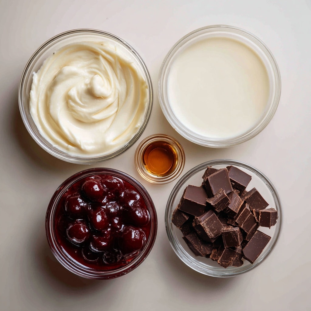 No-Churn Black Forest Ice Cream Recipe - Recipe Image