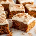 Frosted Carrot Cake Cookie Bars Recipe