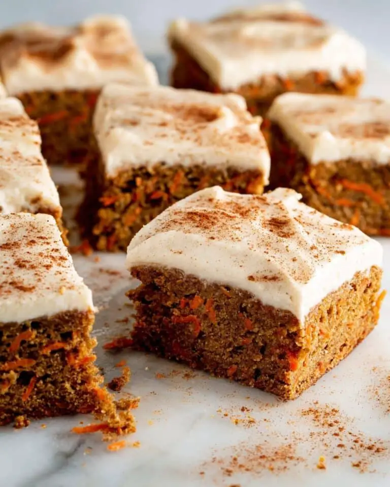 Frosted Carrot Cake Cookie Bars Recipe