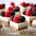 Cottage Cheesecake Bars with Fresh Berries Recipe