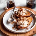 Easy Air Fryer Pears with Crisp Topping Recipe