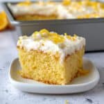 Sourdough Discard Lemon Snack Cake Recipe
