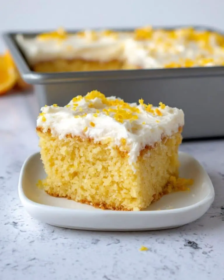 Sourdough Discard Lemon Snack Cake Recipe