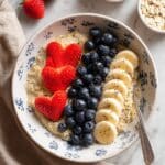 Fluffy Protein Oatmeal with Eggs Recipe