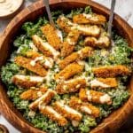 Chicken Caesar Salad with Cashew Dressing Recipe