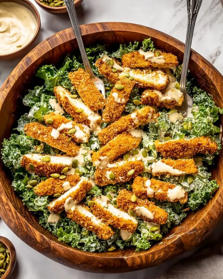 Chicken Caesar Salad with Cashew Dressing Recipe