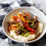 Pepper Steak with Onion in a Honey Soy Marinade Recipe