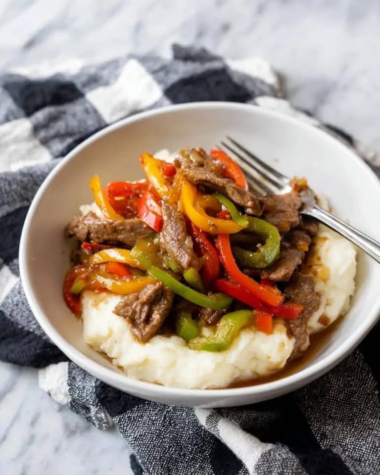 Pepper Steak with Onion in a Honey Soy Marinade Recipe