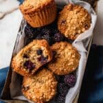 Easy Banana Blackberry Muffins Recipe