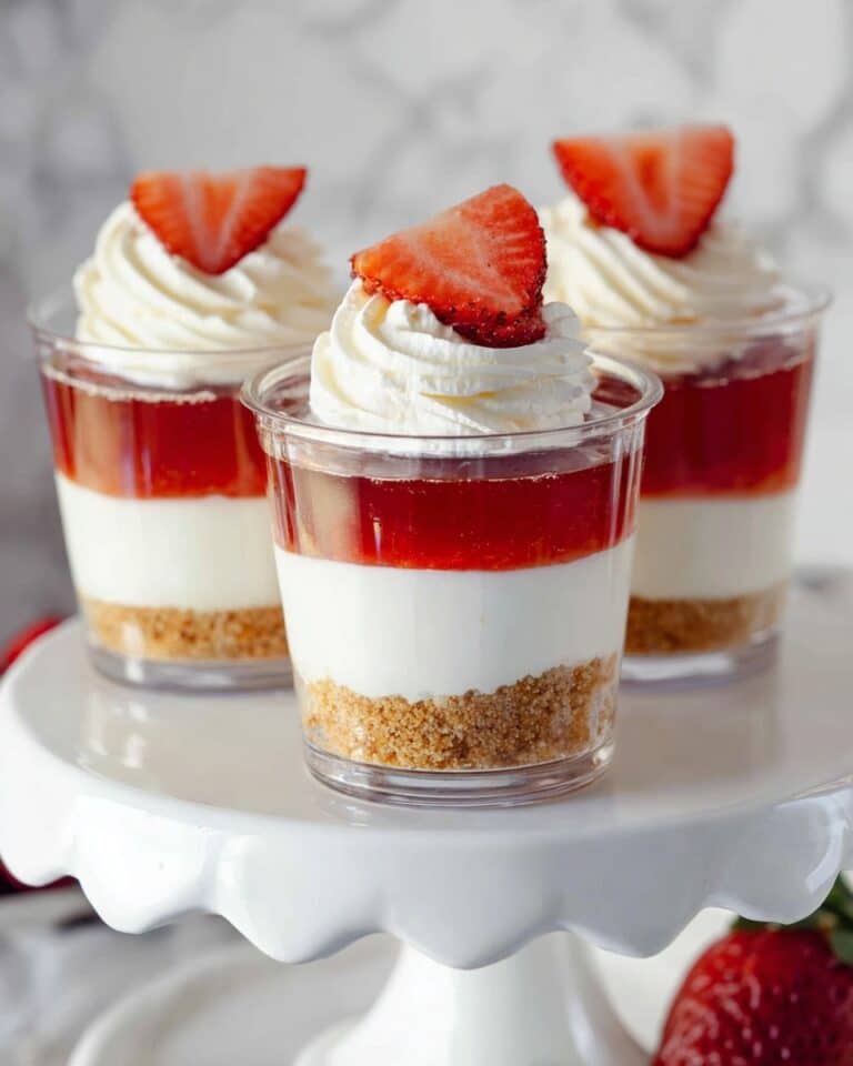 Strawberry Cheesecake Dessert Cups Recipe
