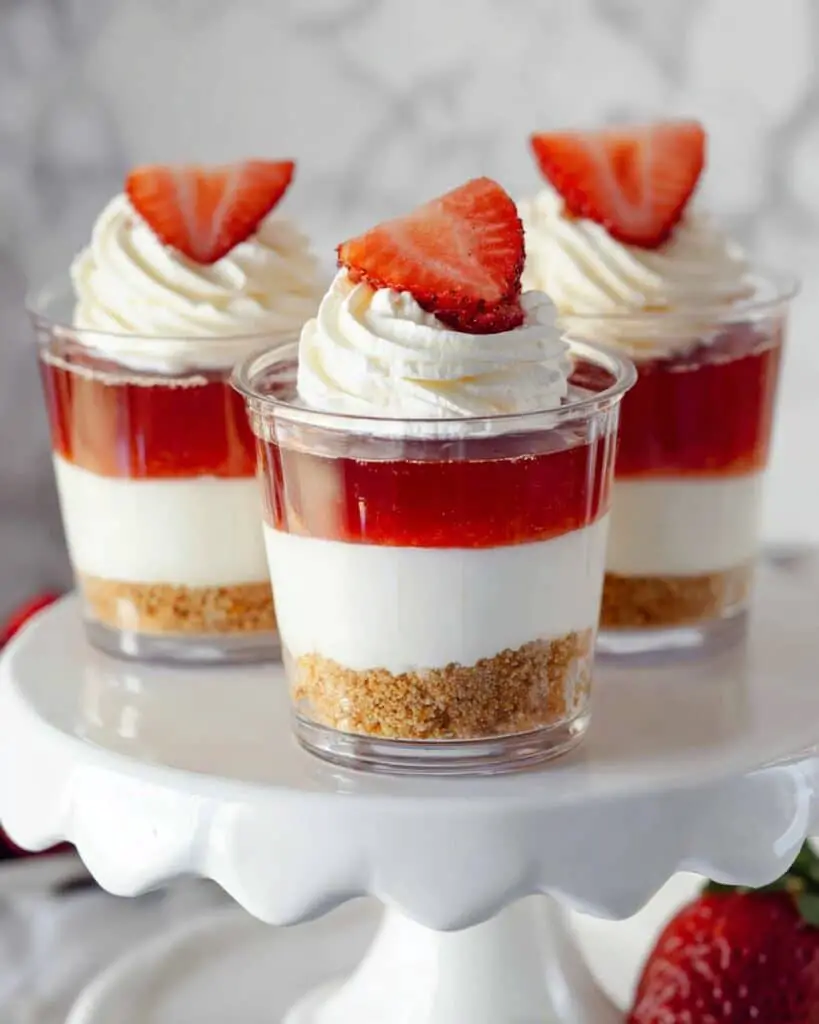 Strawberry Cheesecake Dessert Cups Recipe