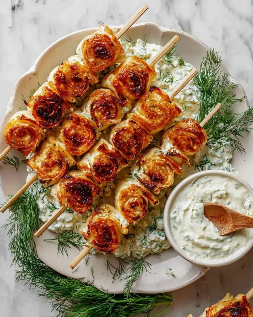 Lazy Kebab Rolls with Hot Honey and Dill Tzatziki Recipe