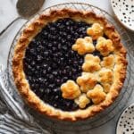 Blueberry Apple Pie with Flaky Crust and Maple-Infused Filling Recipe