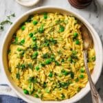 Lemon Orzo with Fresh Herbs and Parmesan Recipe