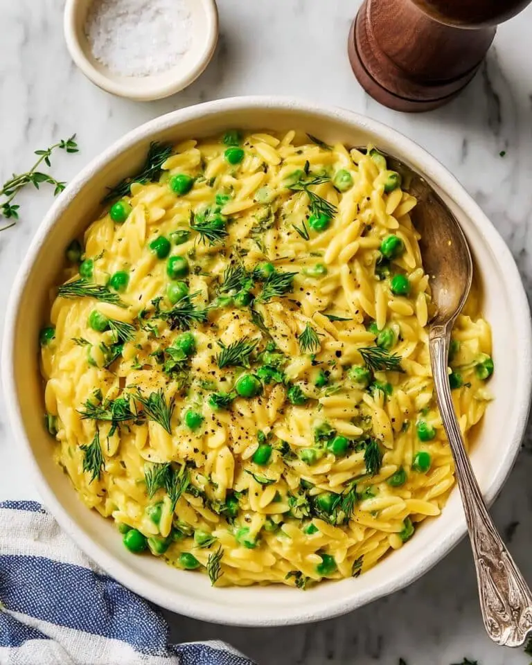 Lemon Orzo with Fresh Herbs and Parmesan Recipe