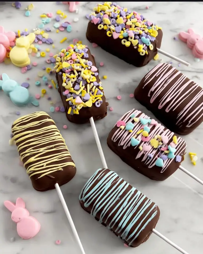 Chocolate Covered Marshmallow Pops Recipe
