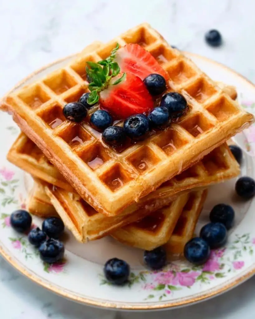 Whole Wheat Cottage Cheese Waffles Recipe