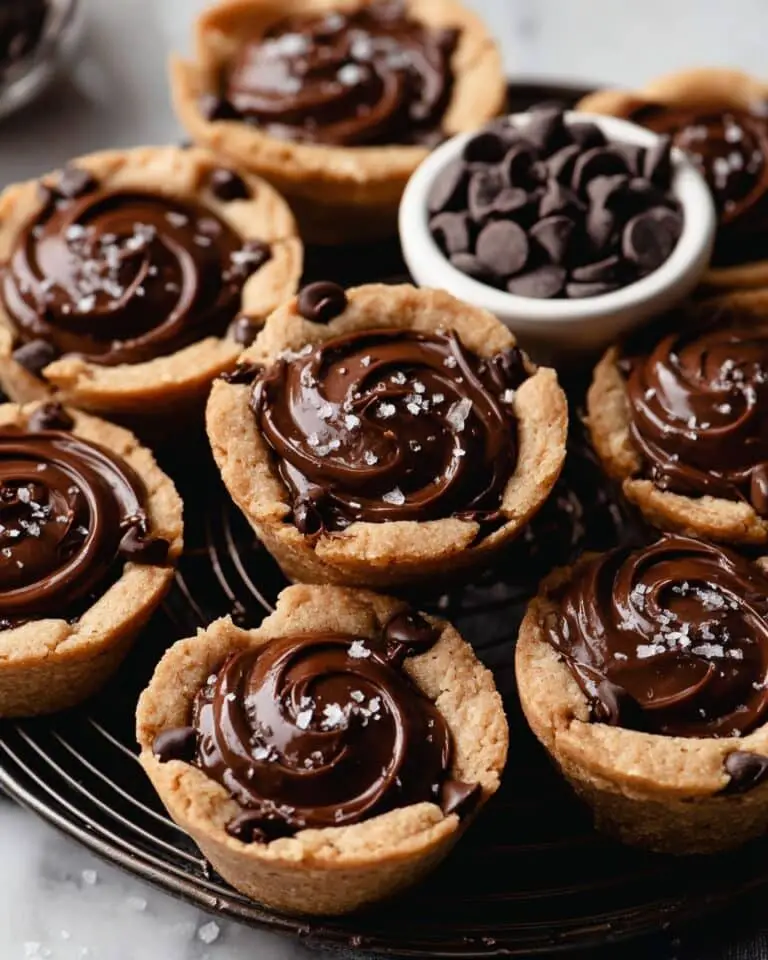 2-Ingredient Nutella Cookie Cups Recipe