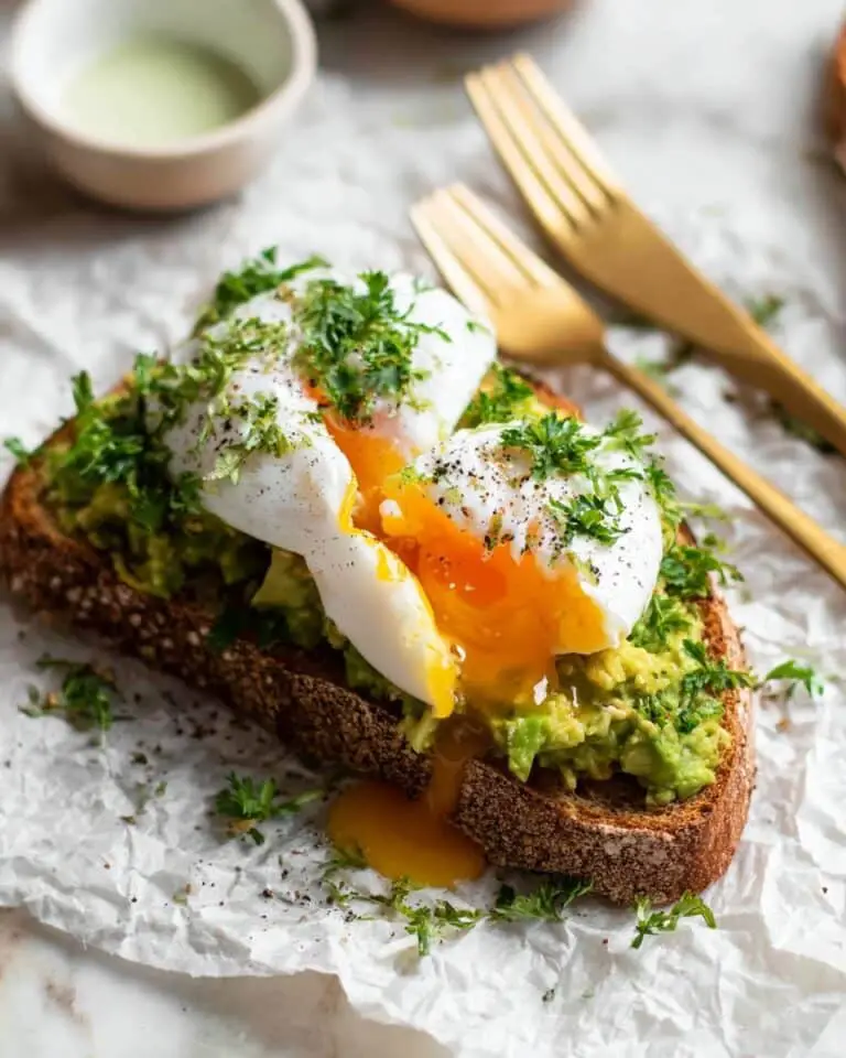 Avocado Toast with Poached Egg Recipe