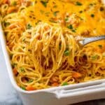 Cheesy Chicken Spaghetti Casserole Recipe
