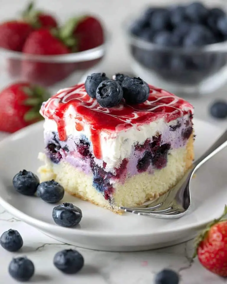 Summer Berry Sheet Cake Recipe