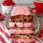 Cherry Banana Bread with Cherry Glaze Recipe
