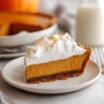Pumpkin Pie with Gingersnap Crust and Toasted Marshmallow Topping Recipe
