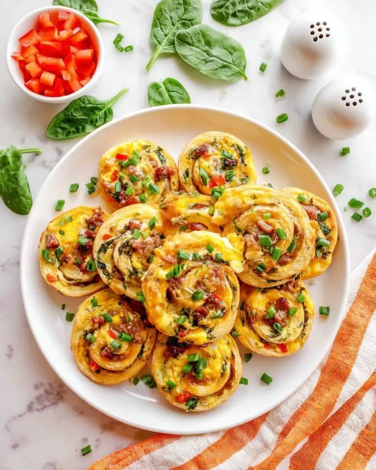 Sausage, Egg, and Cheese Breakfast Pinwheels Recipe