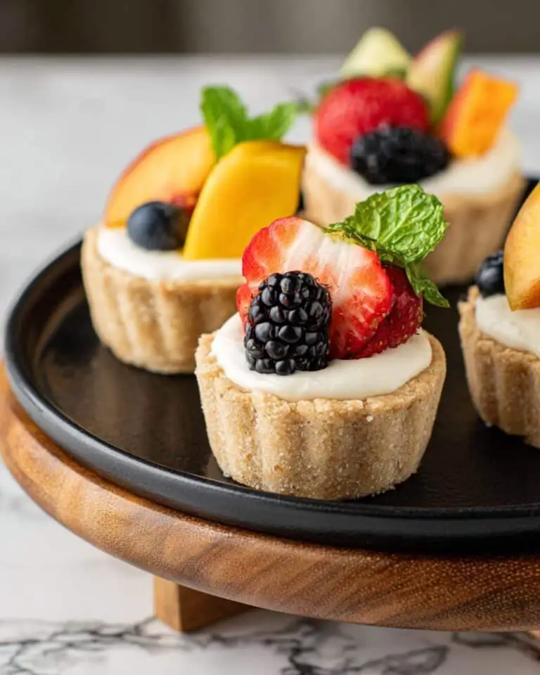 Mini Fruit Tarts with Mascarpone Cream and Fresh Fruit Recipe