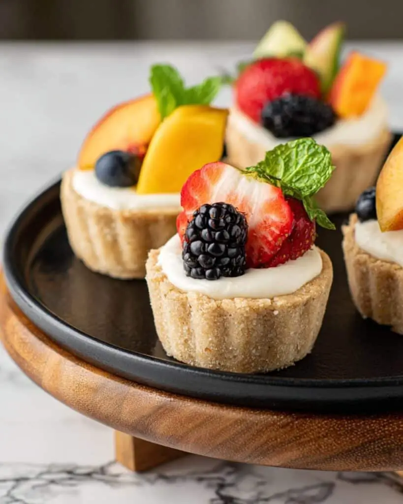 Mini Fruit Tarts with Mascarpone Cream and Fresh Fruit Recipe
