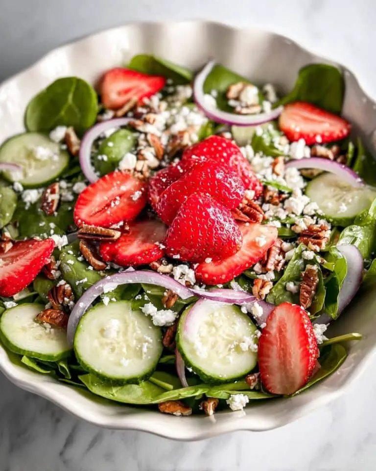 Strawberry Spinach Salad with Feta Recipe