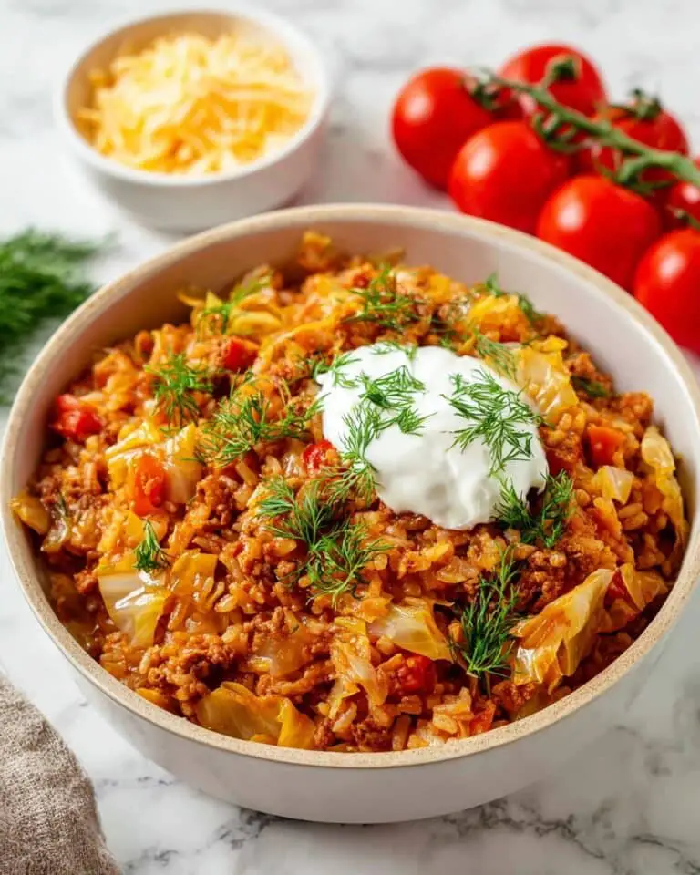 Unstuffed Cabbage Roll Skillet Recipe