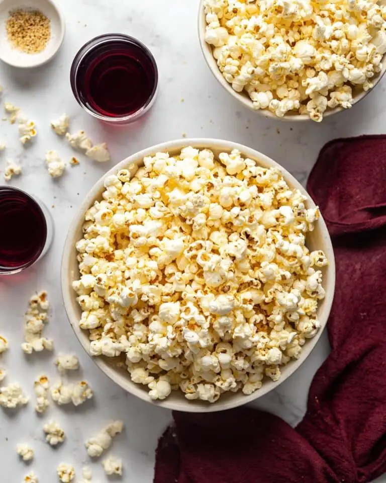 Spicy Parmesan Garlic Popcorn Recipe
