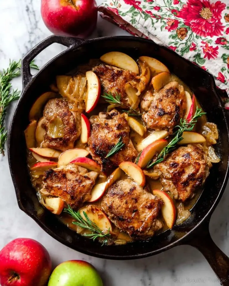 Skillet Apple Cider Chicken Recipe