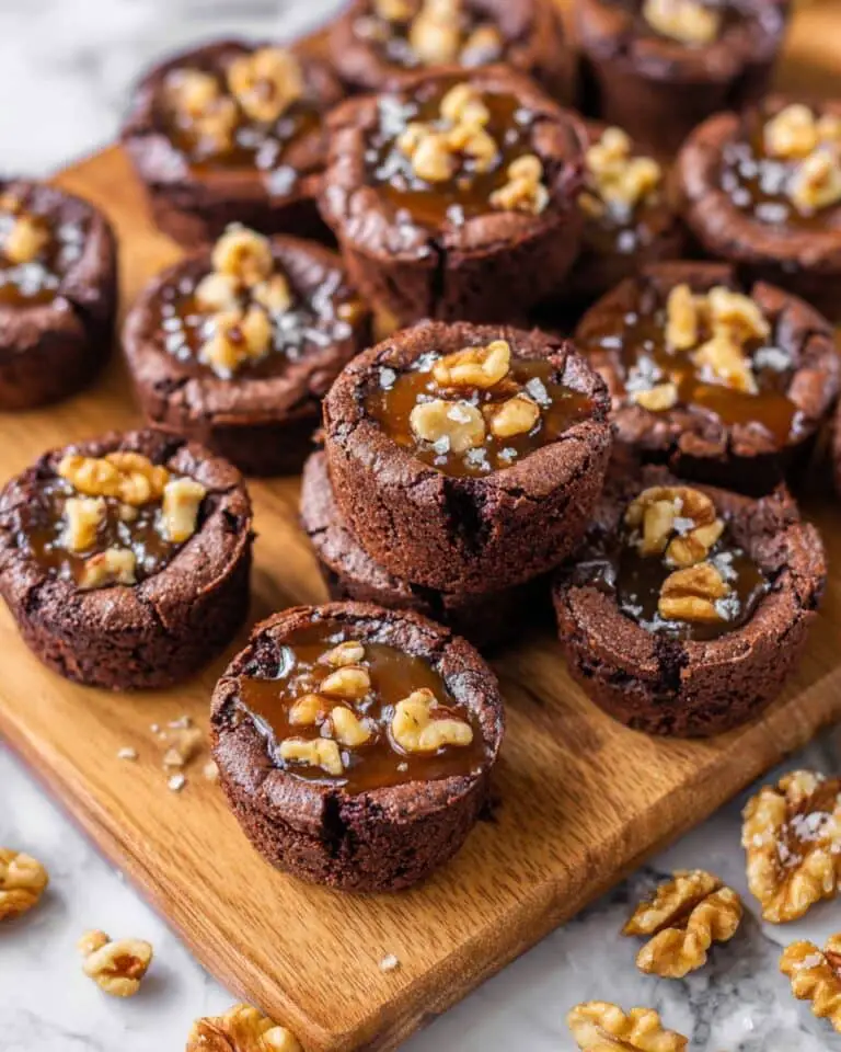 Turtle Brownie Bites Recipe