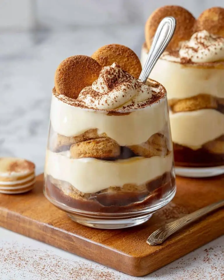 Coffee Toffee Tiramisu (No-Bake) Recipe