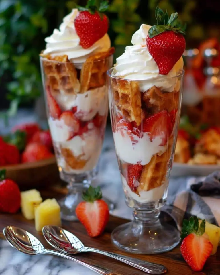 Fruit & Waffle Parfaits Recipe