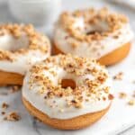 Maple Donuts with Maple Frosting and Pecans Recipe