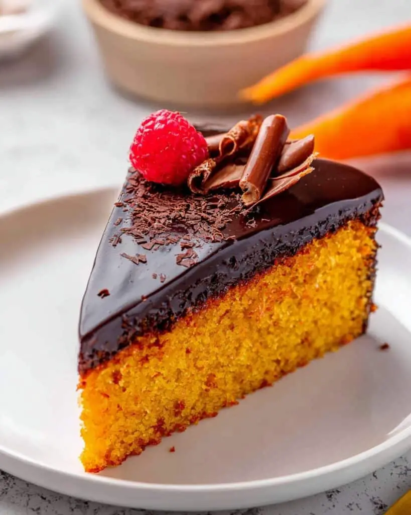 Carrot Cake with Chocolate Glaze Recipe
