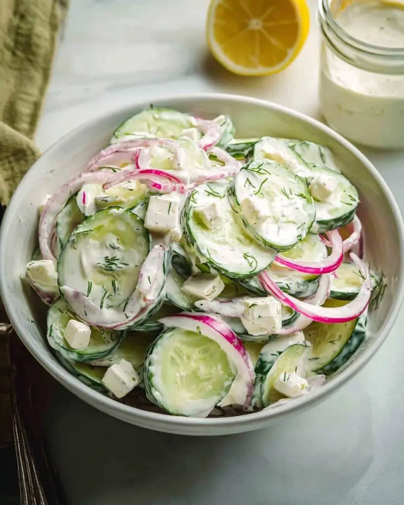 Cucumber and Feta Salad Recipe