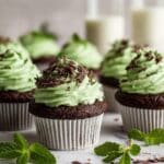 Mint Chocolate Chip Cupcakes Recipe