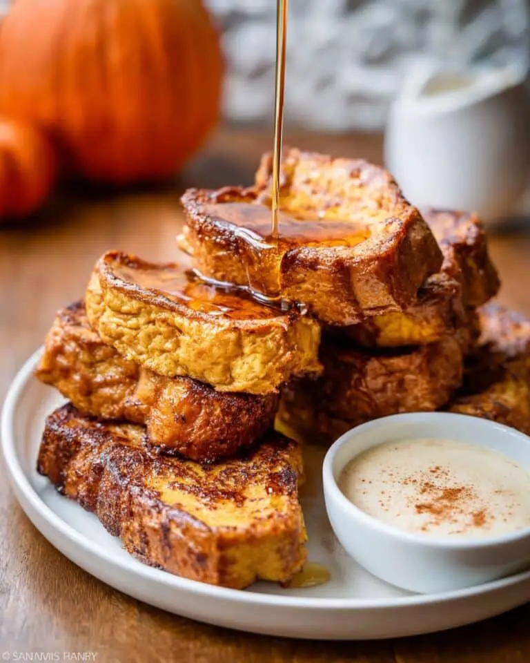 Banana Foster French Toast Sticks in the Air Fryer Recipe