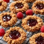 Oat Thumbprint Cookies with Raspberry Preserve Recipe