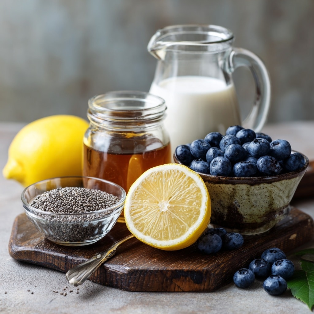 Blueberry Lemon Chia Seed Pudding Recipe - Recipe Image