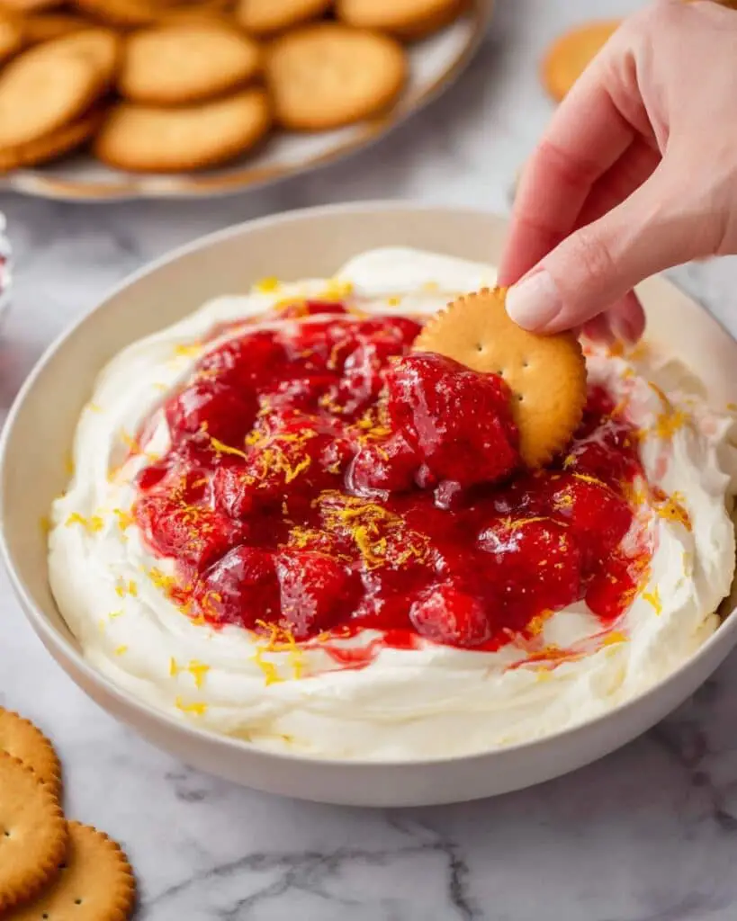 Strawberry Cheesecake Dip Recipe