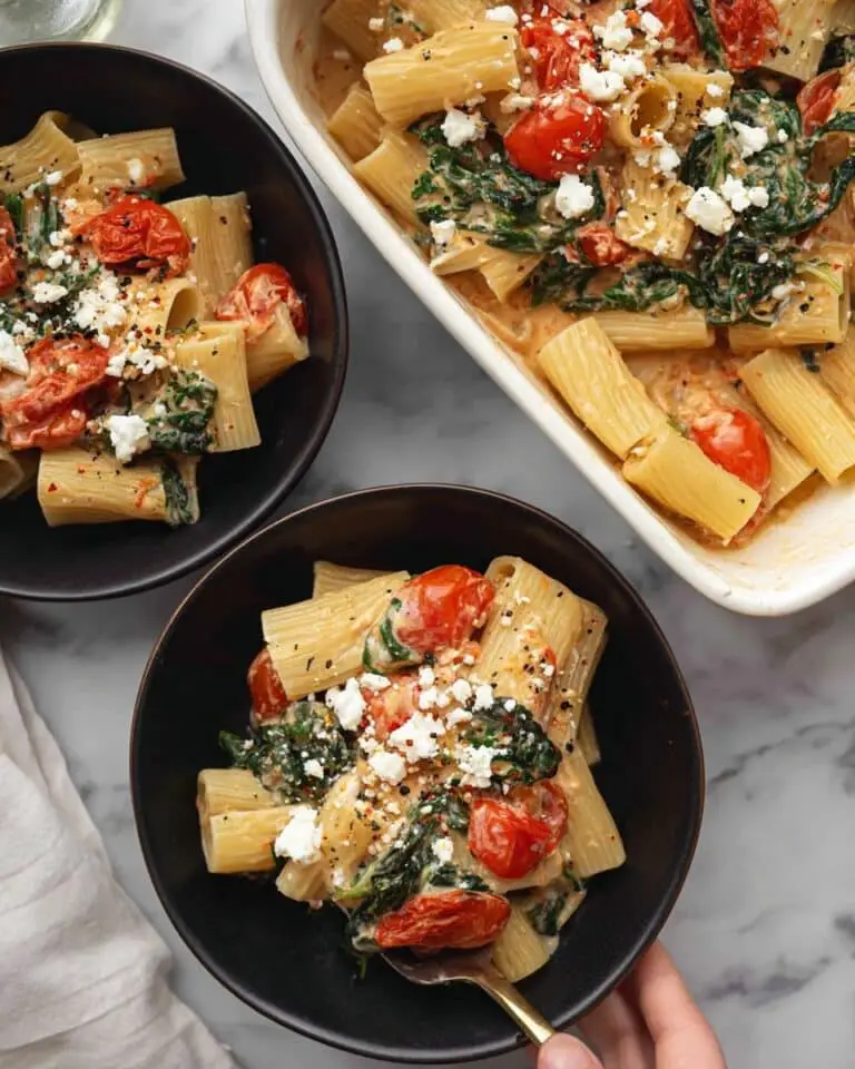 Baked Goat Cheese Pasta Recipe